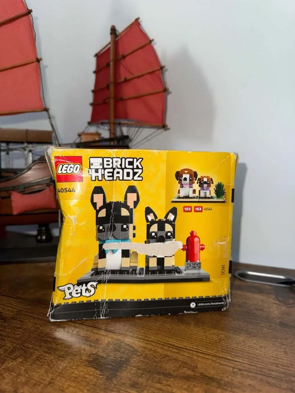 LEGO BrickHeadz Pets French Bulldog 40544 Building Kit